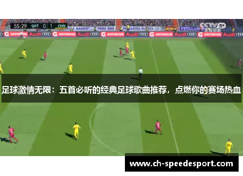 足球激情无限：五首必听的经典足球歌曲推荐，点燃你的赛场热血